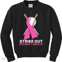 Strike Out Breast Cancer Kids Sweatshirt thumb 0