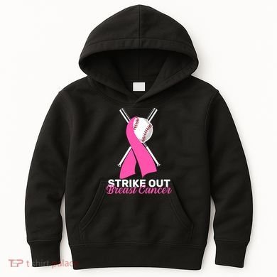 Strike Out Breast Cancer Kids Hoodie