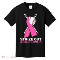Strike Out Breast Cancer Kids T-Shirt thumb 0
