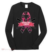 Strike Out Cancer Long Sleeve Shirt thumb 0