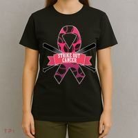 Strike Out Cancer T-Shirt thumb 4