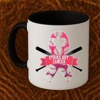 Strike Out Cancer Coffee Mug thumb 2