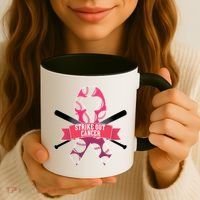 Strike Out Cancer Coffee Mug thumb 3