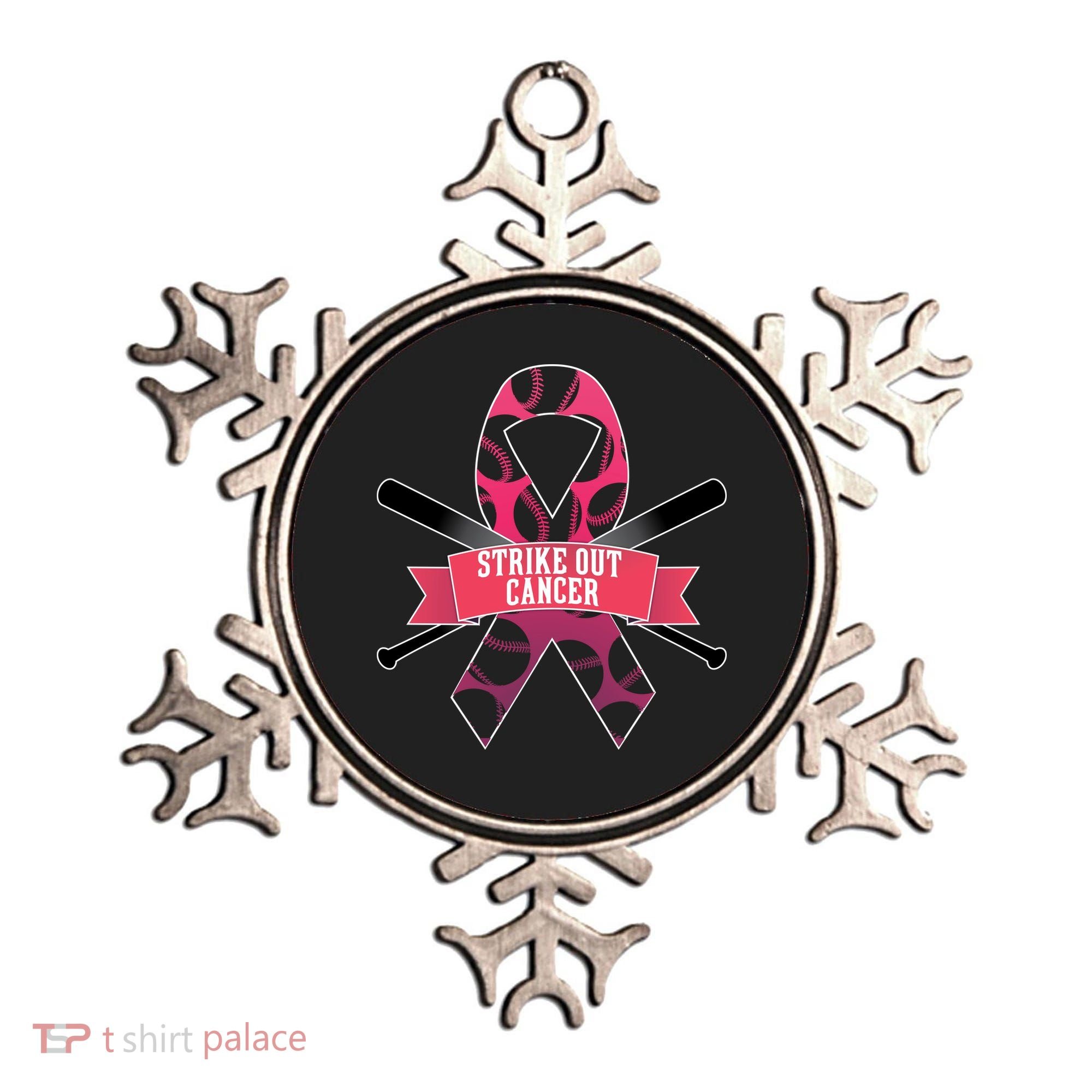 Strike Out Cancer Ornament