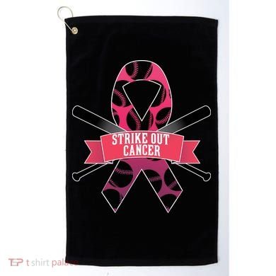 Strike Out Cancer Golf Towel