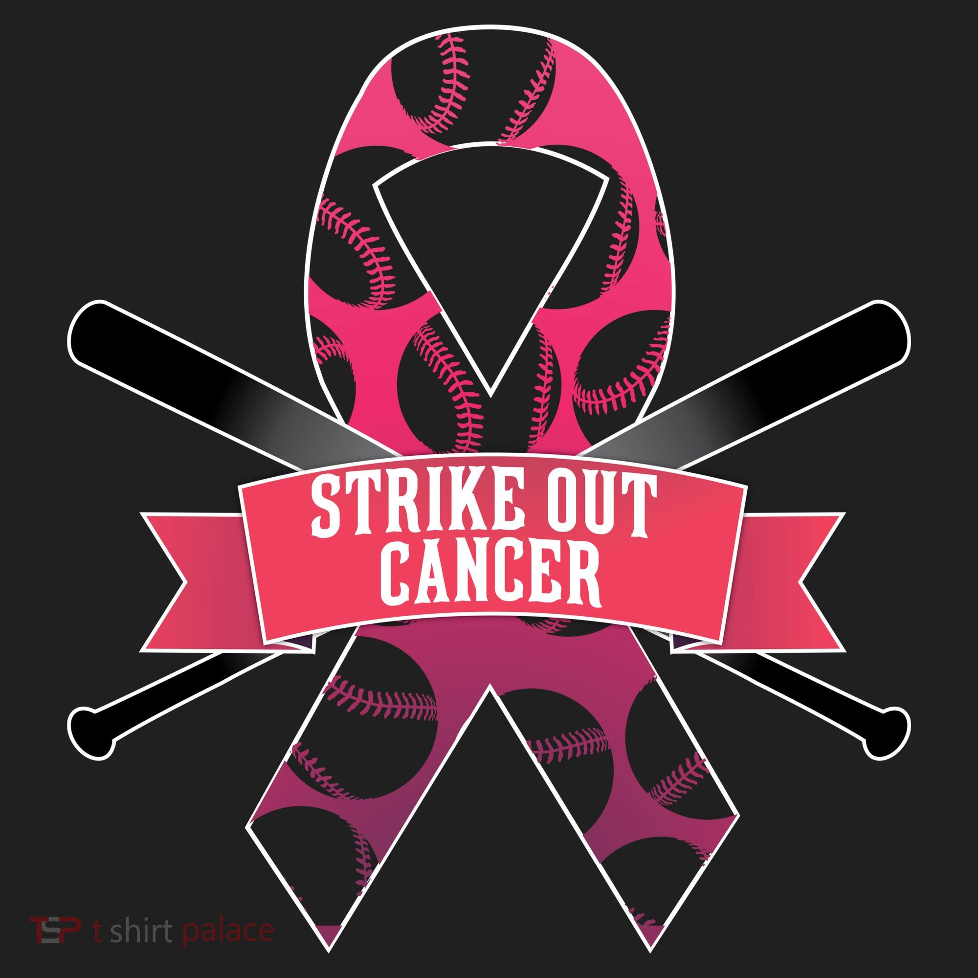 Strike Out Cancer Golf Towel