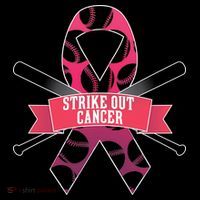Strike Out Cancer Women's Long Sleeve Shirt thumb 2