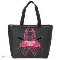 Strike Out Cancer Tote Bag thumb 0