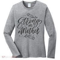 Strong As A Mother Women's Long Sleeve Shirt thumb 0