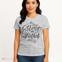 Strong As A Mother Women's T-Shirt thumb 4