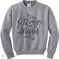 Strong As A Mother Kids Sweatshirt thumb 0