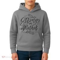 Strong As A Mother Kids Hoodie thumb 4