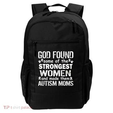 Strong Autism Mom Quote Backpack