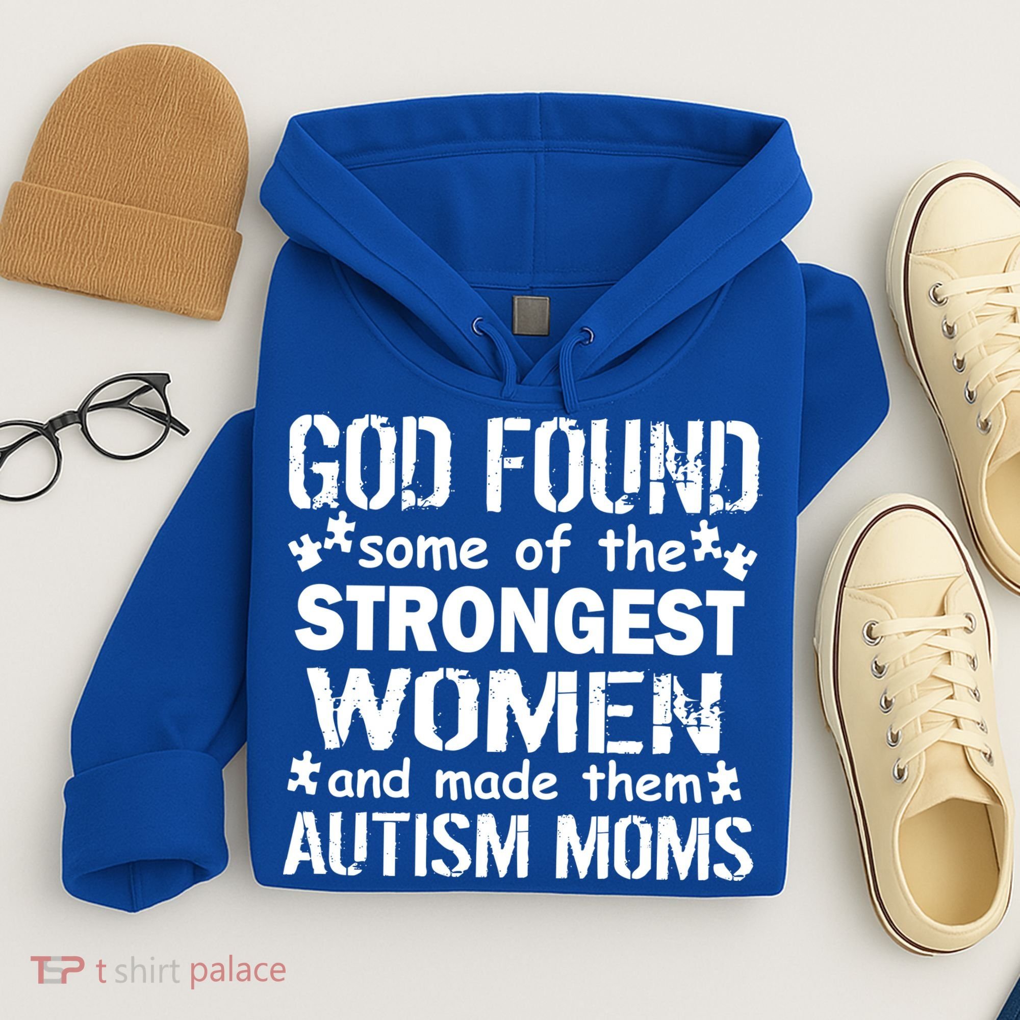 Strong Autism Mom Quote Hoodie