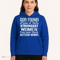 Strong Autism Mom Quote Hoodie thumb 5