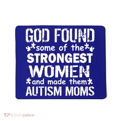 Strong Autism Mom Quote Mousepad