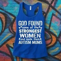 Strong Autism Mom Quote Women's Tank Top thumb 3