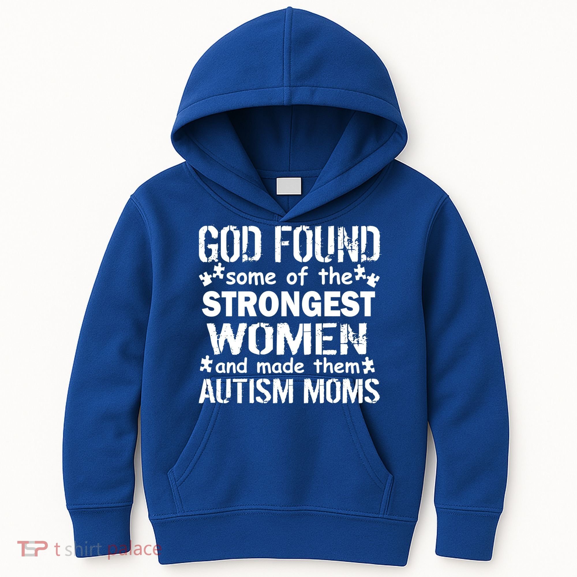 Strong Autism Mom Quote Kids Hoodie