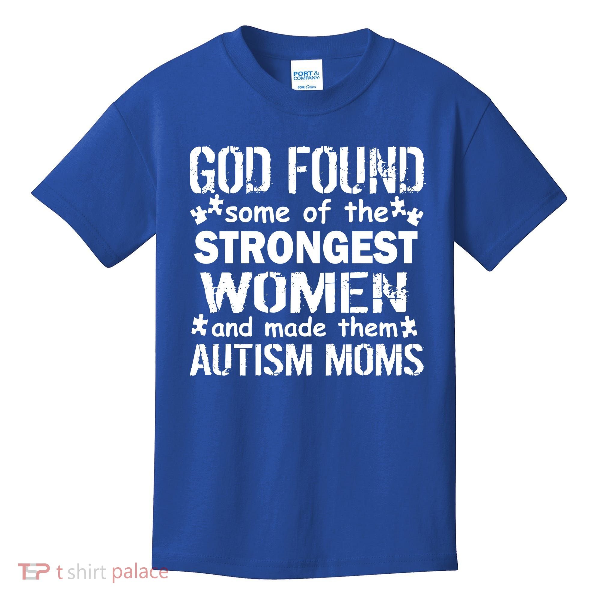Strong Autism Mom Quote Kids T-Shirt