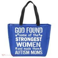 Strong Autism Mom Quote Tote Bag thumb 0