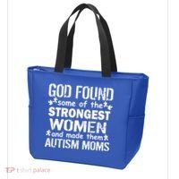 Strong Autism Mom Quote Tote Bag thumb 3