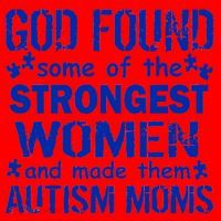 Strong Autism Mom Quote Santa Hat thumb 1