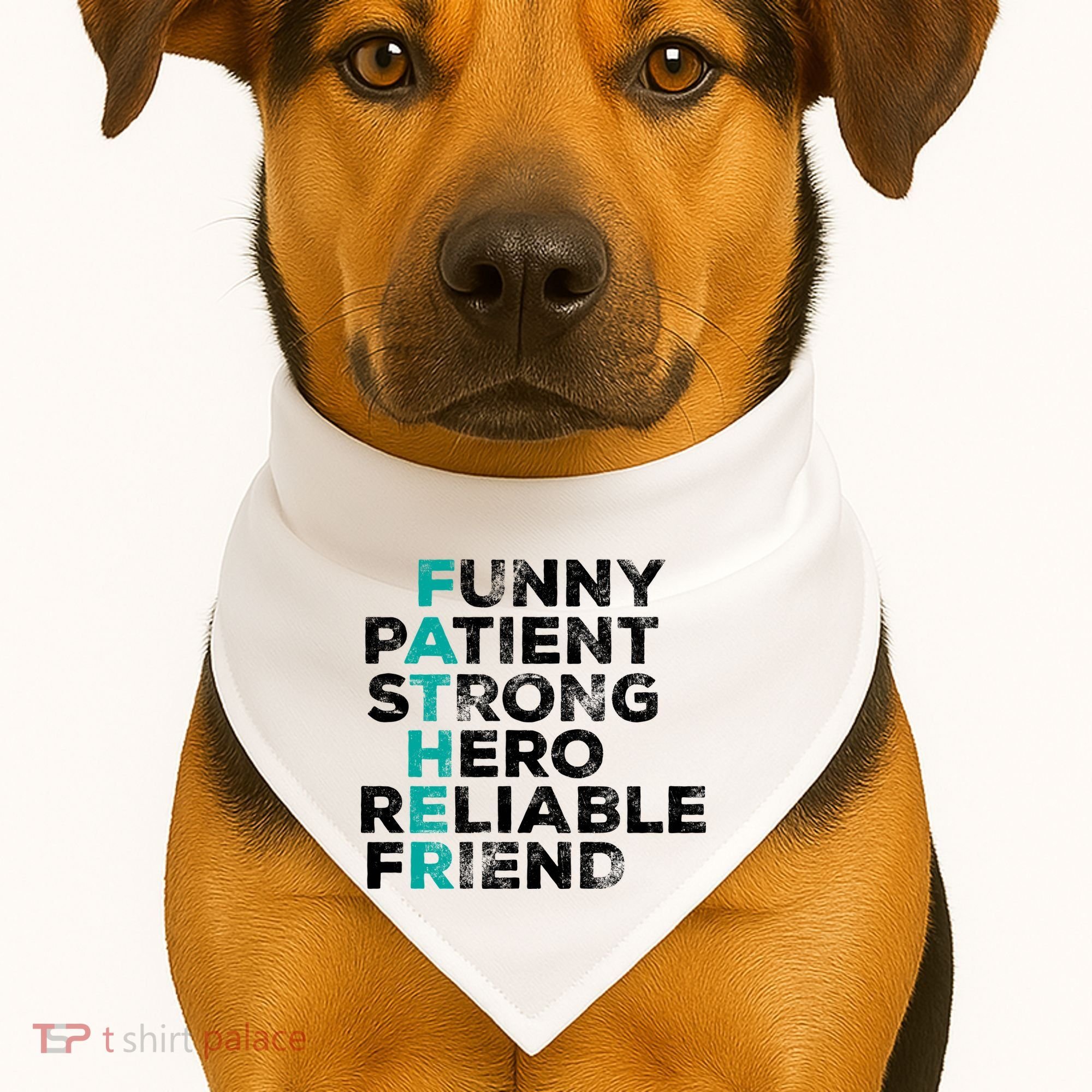 Strong Father Meaning USA-Made Doggie Bandana