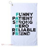 Strong Father Meaning Golf Towel thumb 0