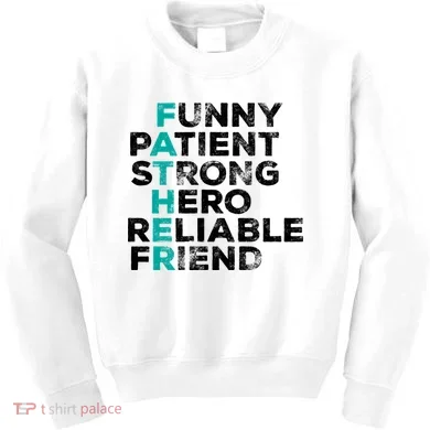 Strong Father Meaning Kids Sweatshirt