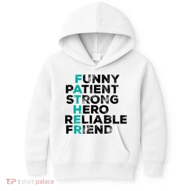 Strong Father Meaning Kids Hoodie