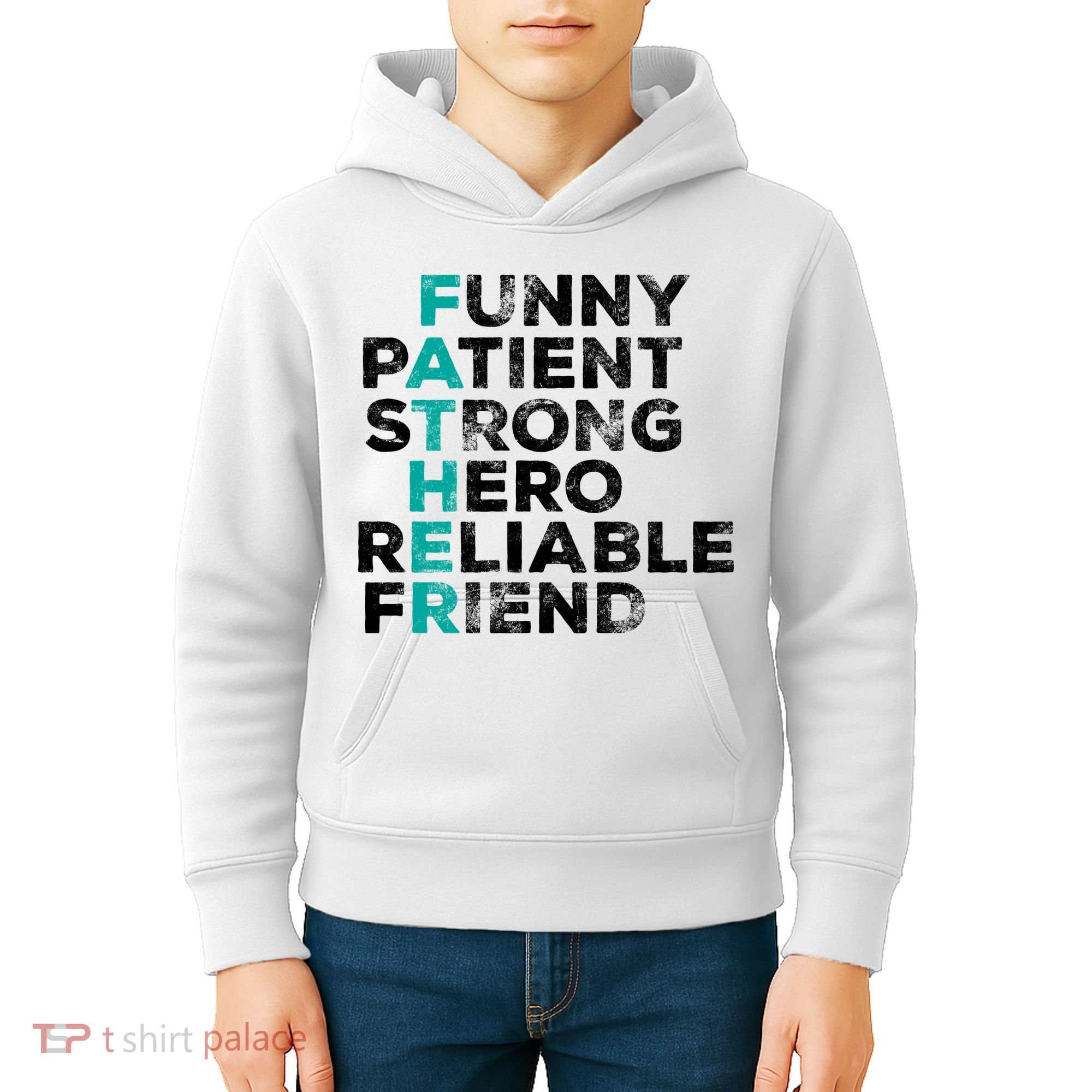 Strong Father Meaning Kids Hoodie
