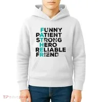 Strong Father Meaning Kids Hoodie thumb 4