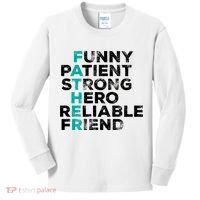Strong Father Meaning Kids Long Sleeve Shirt thumb 0