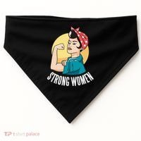 Strong Female USA-Made Doggie Bandana thumb 0
