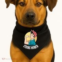 Strong Female USA-Made Doggie Bandana thumb 1