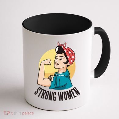 Strong Female Coffee Mug back