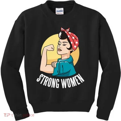 Strong Female Kids Sweatshirt