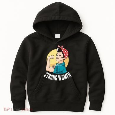 Strong Female Kids Hoodie