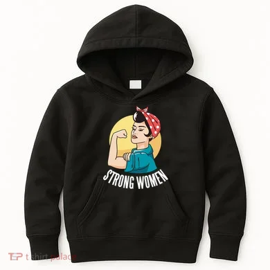 Strong Female Kids Hoodie