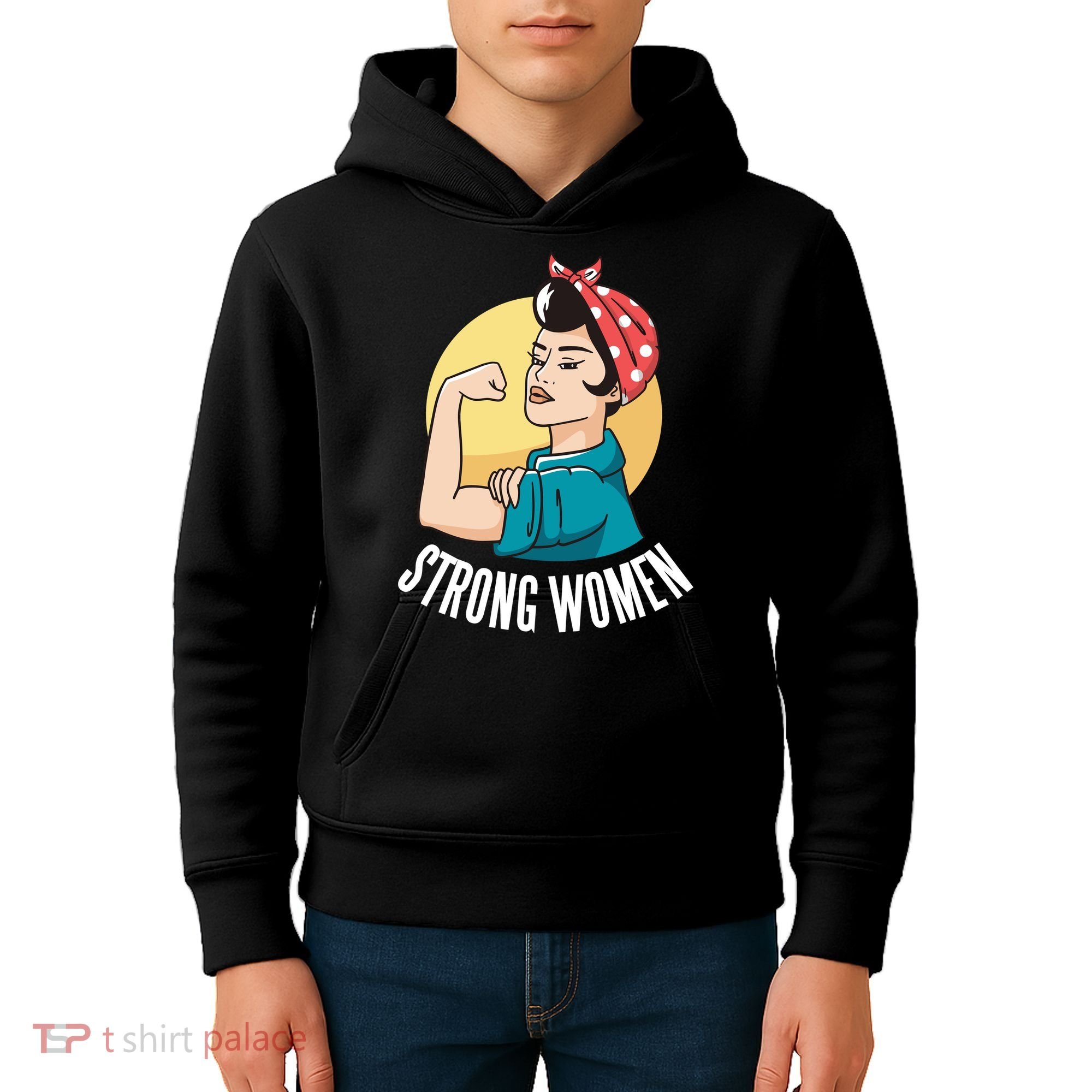 Strong Female Kids Hoodie