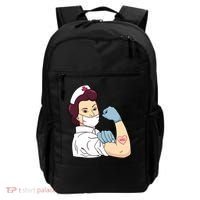 Strong Female Nurse Backpack thumb 0