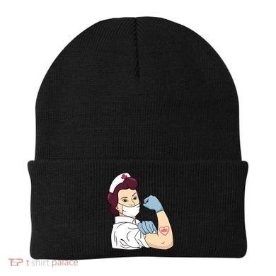 Strong Female Nurse Beanie