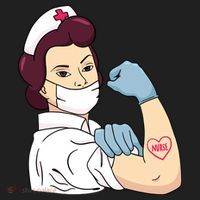 Strong Female Nurse Beanie thumb 2
