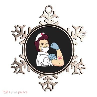 Strong Female Nurse Ornament