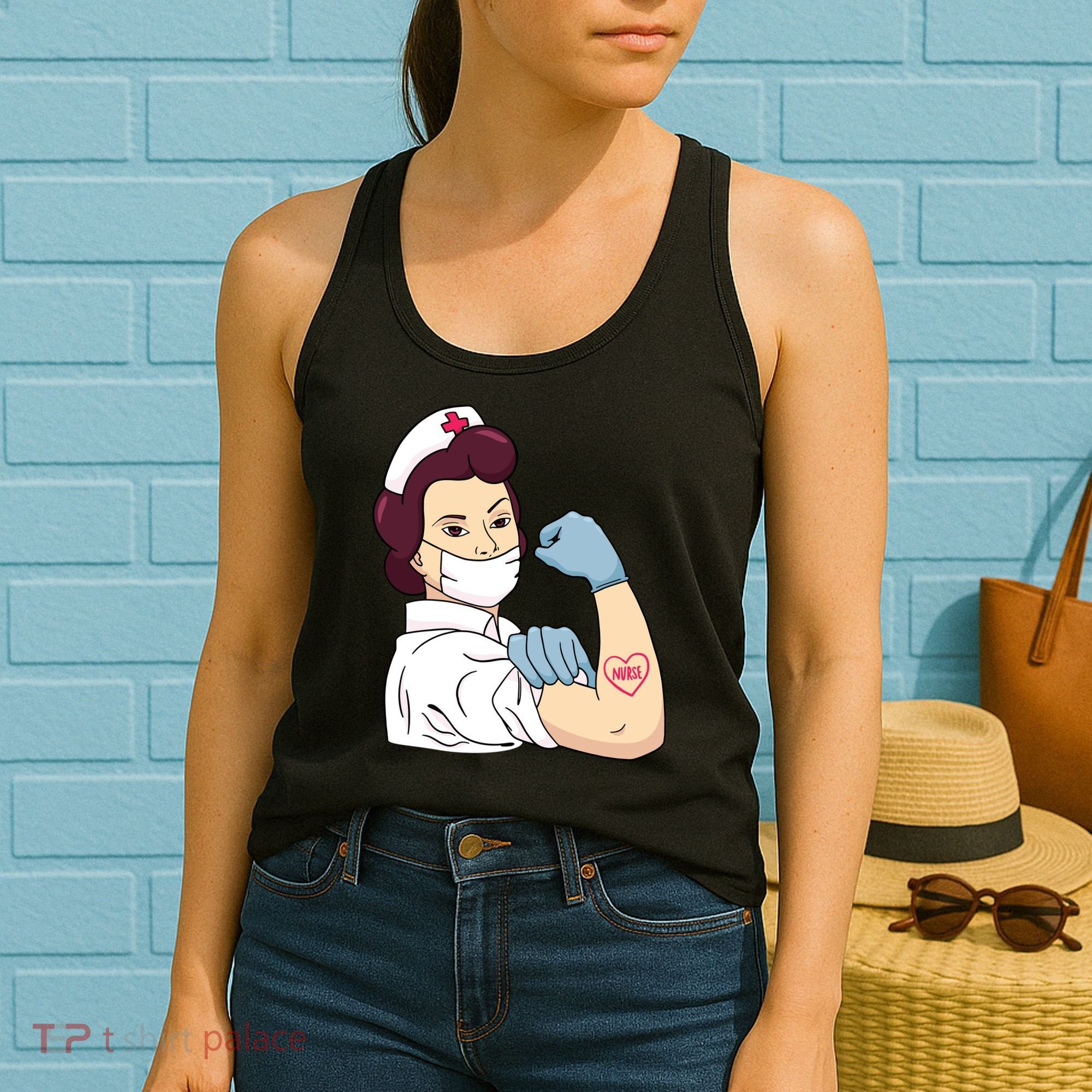 Strong Female Nurse Women's Tank Top