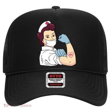 Strong Female Nurse Hat