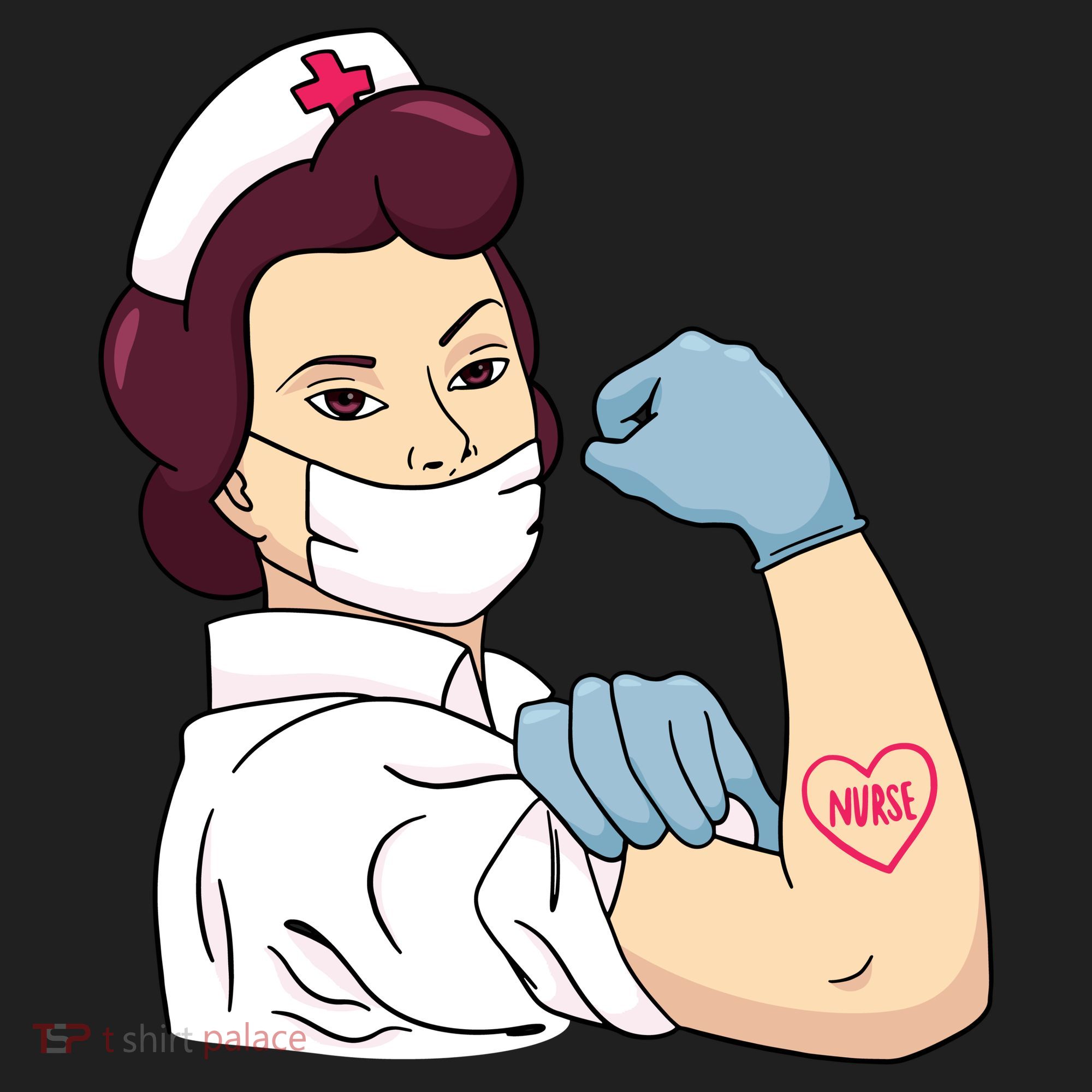 Strong Female Nurse Hat
