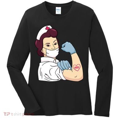 Strong Female Nurse Women's Long Sleeve Shirt