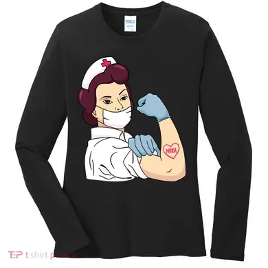 Strong Female Nurse Women's Long Sleeve Shirt