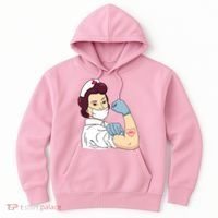 Strong Female Nurse Hoodie thumb 0